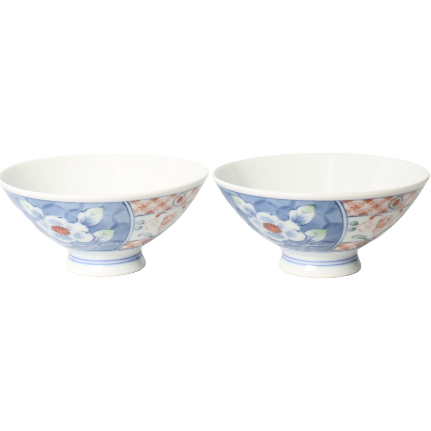 Paar Japanse Imari-porseleinen kommen – Arita, 19e eeuw