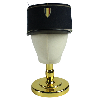 Vintage French Police Kepi – “POLICE” Tricolour Badge (ca. 1960–1990)