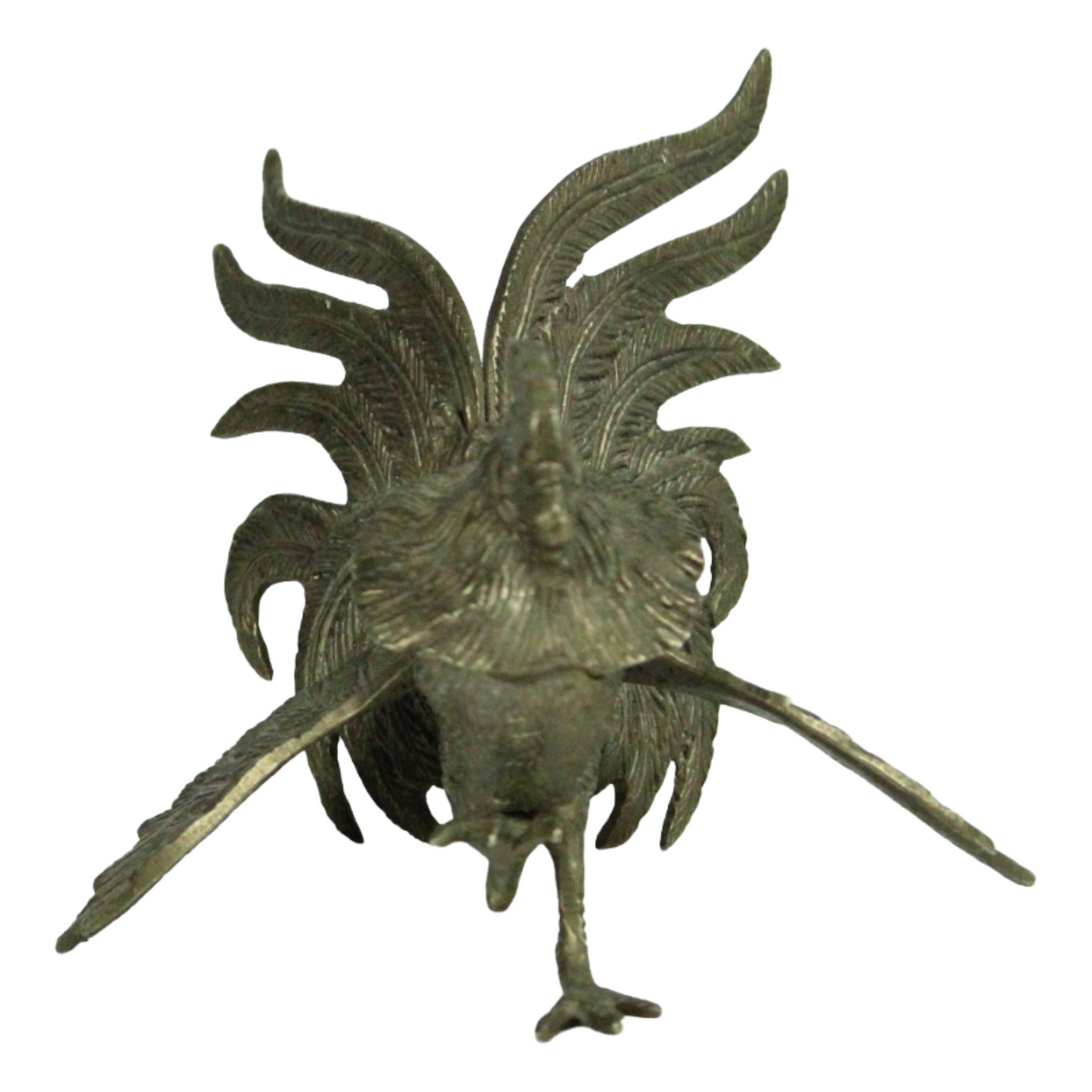 Pair of Mid-Century Bronze / Brass Rooster Sculptures – Standing & Dynamic Model (c. 1950–1975)