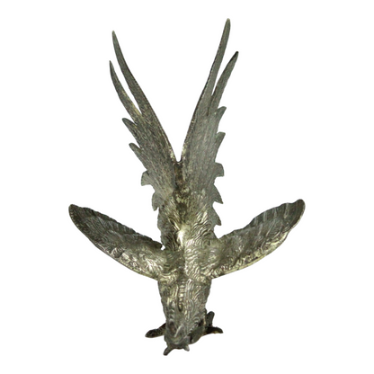 Pair of Mid-Century Cast Metal Roosters – Hollywood Regency Style (c. 1950–1975)