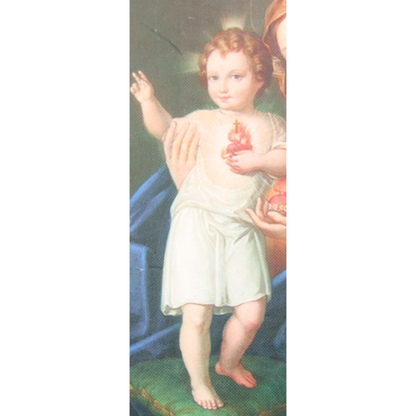 Devotional Panel – Virgin Mary with the Christ Child (Sacred Heart)