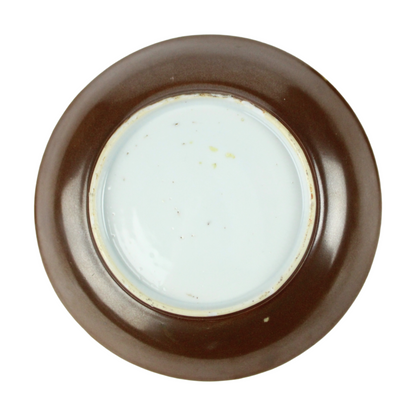 18th-Century Chinese Famille Rose Export Porcelain Saucer – Qianlong Period (c. 1740–1780)