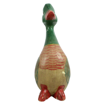 Hand-Carved Wooden Duck – Folk Art / Decoy Style (ca. 1920–1950)