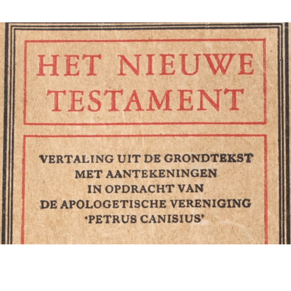 The New Testament – Dutch Edition