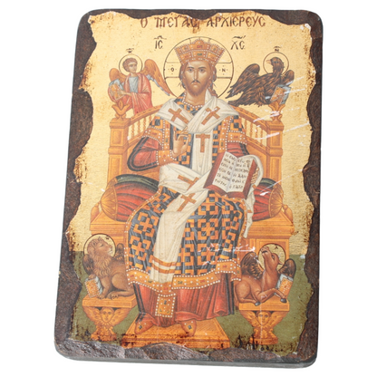 Byzantine Icon of Jesus Christ – Christ Pantocrator (Ὁ Μέγας Ἀρχιερεύς)