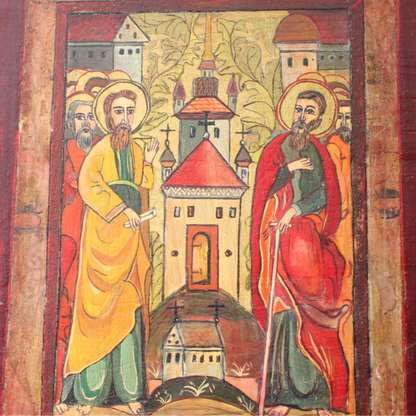 Religious Panel with Two Saints – Carlo Vitale, 1994