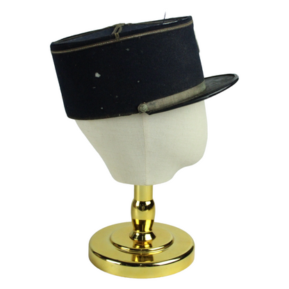 Vintage French Police Kepi – “POLICE” Tricolour Badge (ca. 1960–1990)