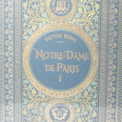 Two Victor Hugo Volumes from the Prestigious Collection Hetzel – Notre-Dame de Paris (Vol. I) & Les Misérables (Vol. I), circa 1870–1890