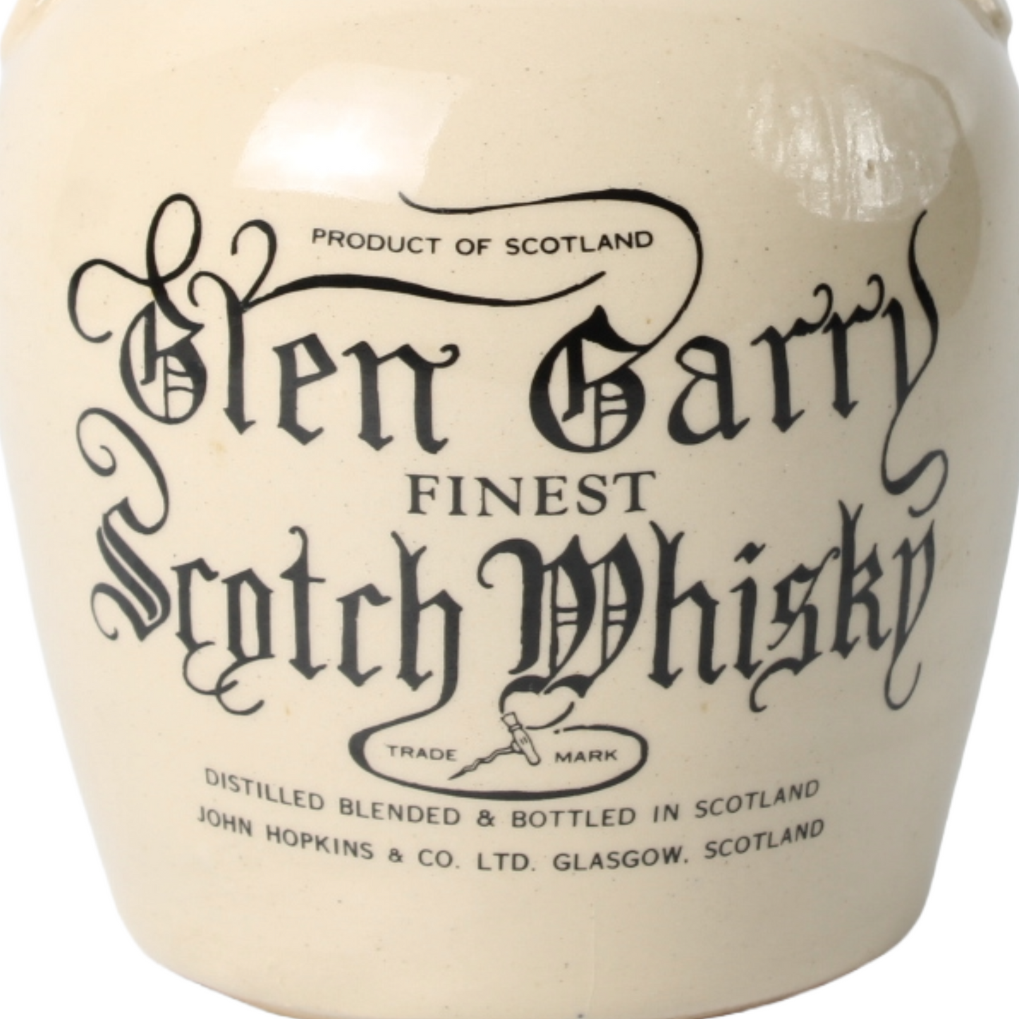 Antique Scottish Whisky Jug with Two Handles – Glen Garr Finest Scotch Whisky (ca. 1920–1940)