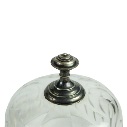 Set of 3 Pressed Glass Butter Dishes with Lids – European Vintage (ca. 1920–1950)