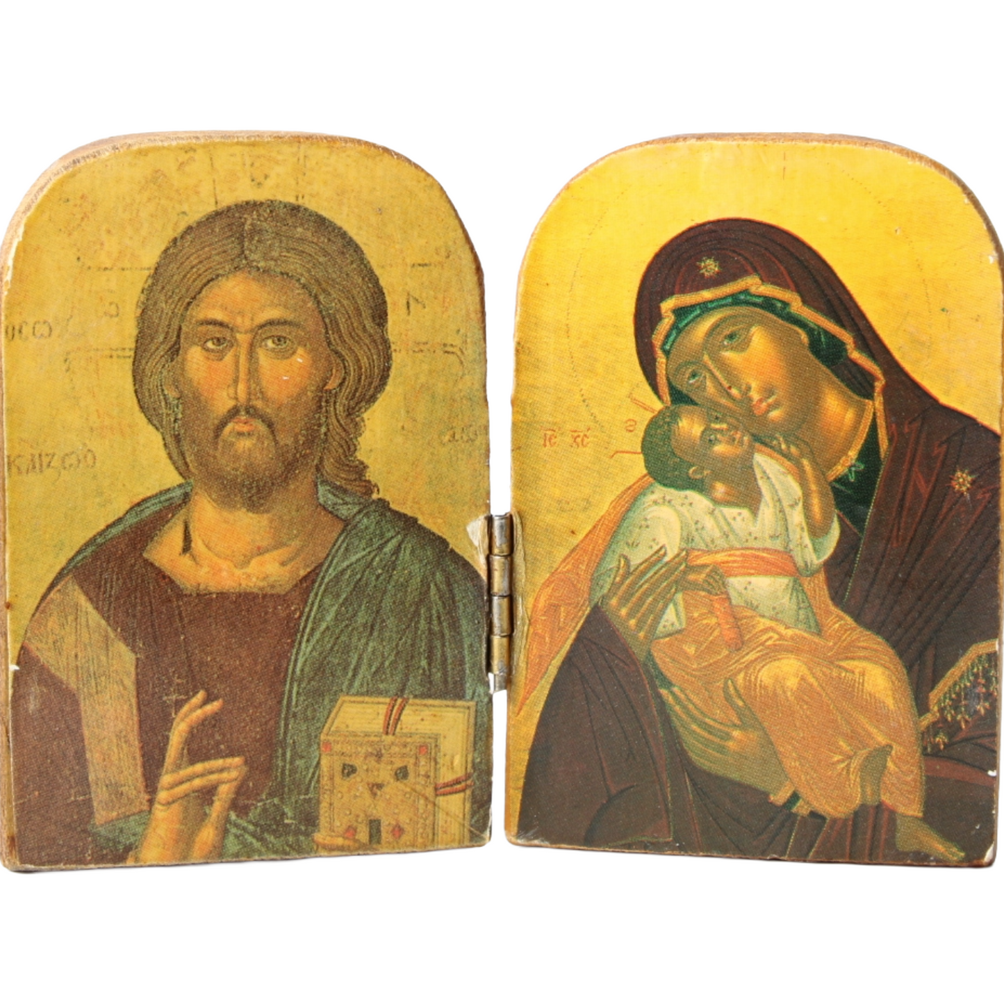 Orthodox Religious Triptych (House Icon) – circa 1950–1980