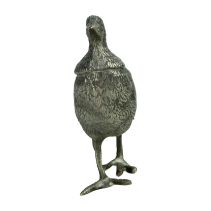 Pair of Mid-Century Metal Pheasant Sculptures – Hollywood Regency Style (c. 1950–1975)