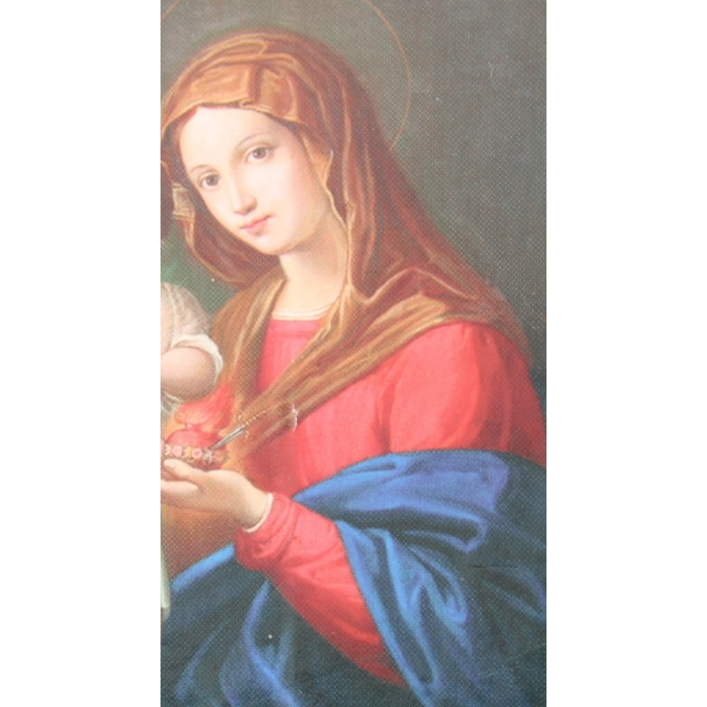 Devotional Panel – Virgin Mary with the Christ Child (Sacred Heart)