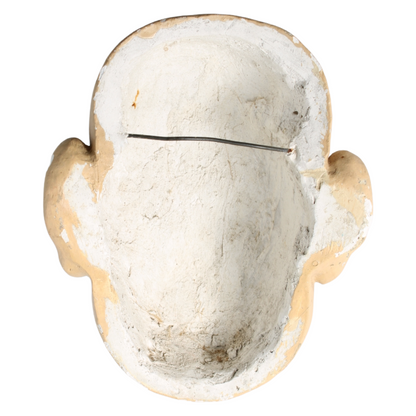 Set van 2 decoratieve Noh-stijl maskers – keramiek (ca. 1950–1970)