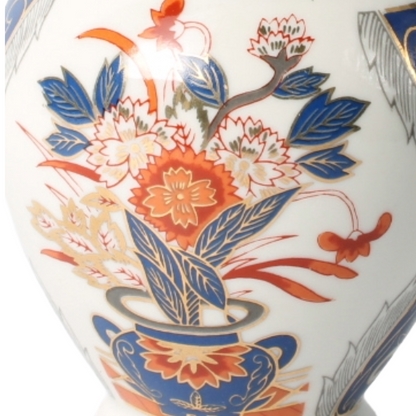 Antique Japanese Imari Porcelain Covered Jar, Arita (c. 1900–1930)
