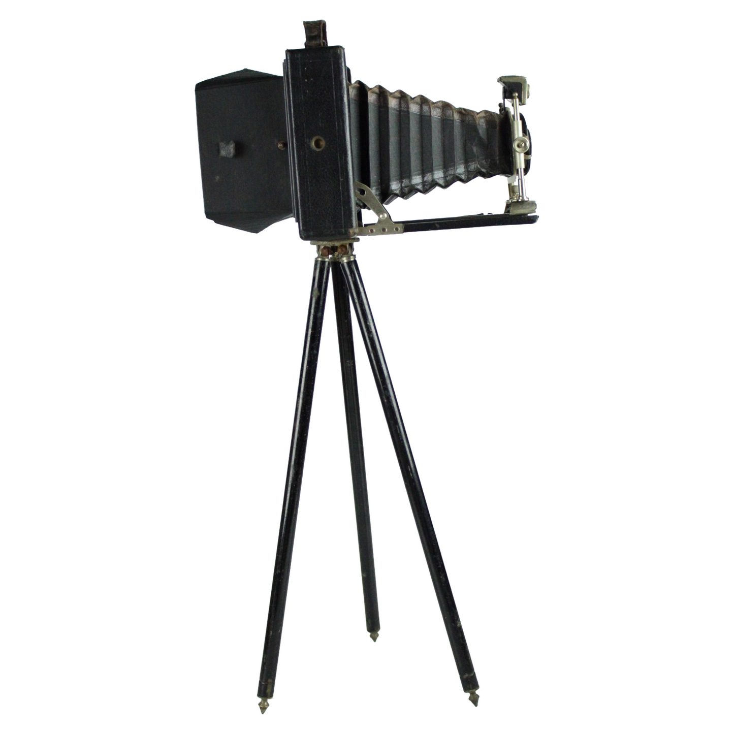 Antique Bellows Camera on Tripod – Field Camera (ca. 1900–1930)