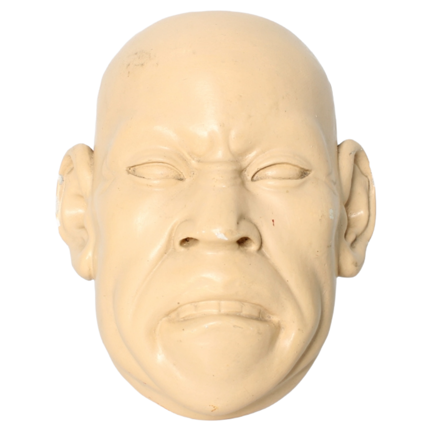 Set van 2 decoratieve Noh-stijl maskers – keramiek (ca. 1950–1970)