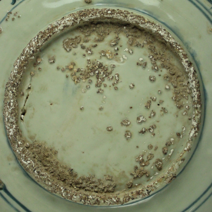 Chinese Blue & White Porcelain Plate – Shipwreck Find (Qing Dynasty, 18th Century)