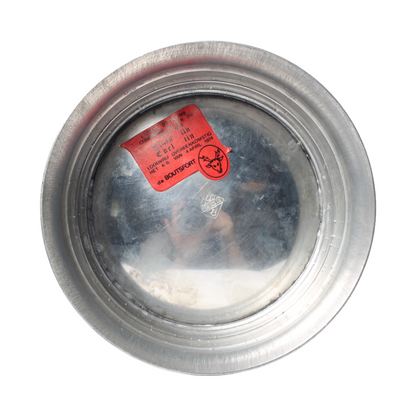 Vintage Petroleum Lamp – Table Model in Silver-Plated Metal (circa 1950–1970)