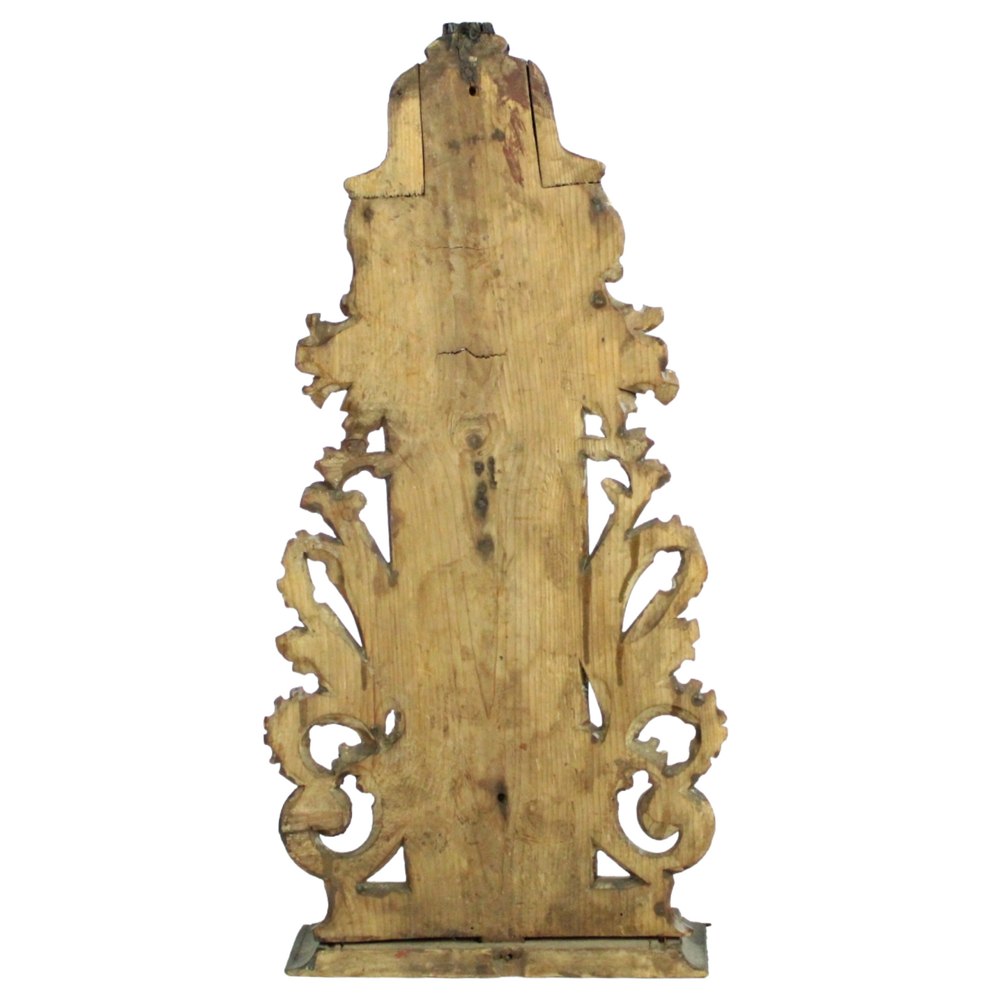 18th Century Carved Wooden Religious Wall Console – Ecce Homo / Christ at the Column
