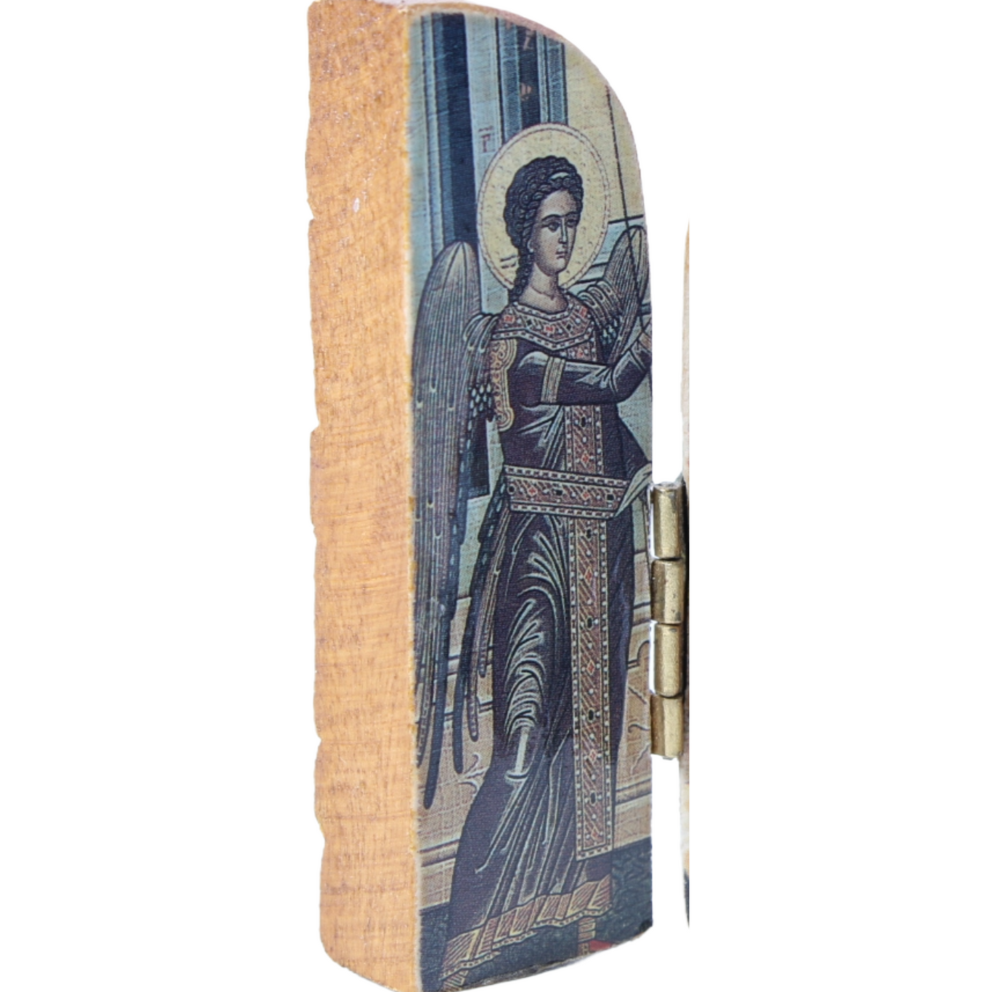 Orthodox Religious Triptych – Wooden Icon, circa 1890–1920