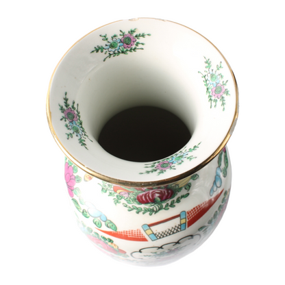 Mid-20th Century Chinese Porcelain Vase in Famille Rose Style (c. 1960–1980)