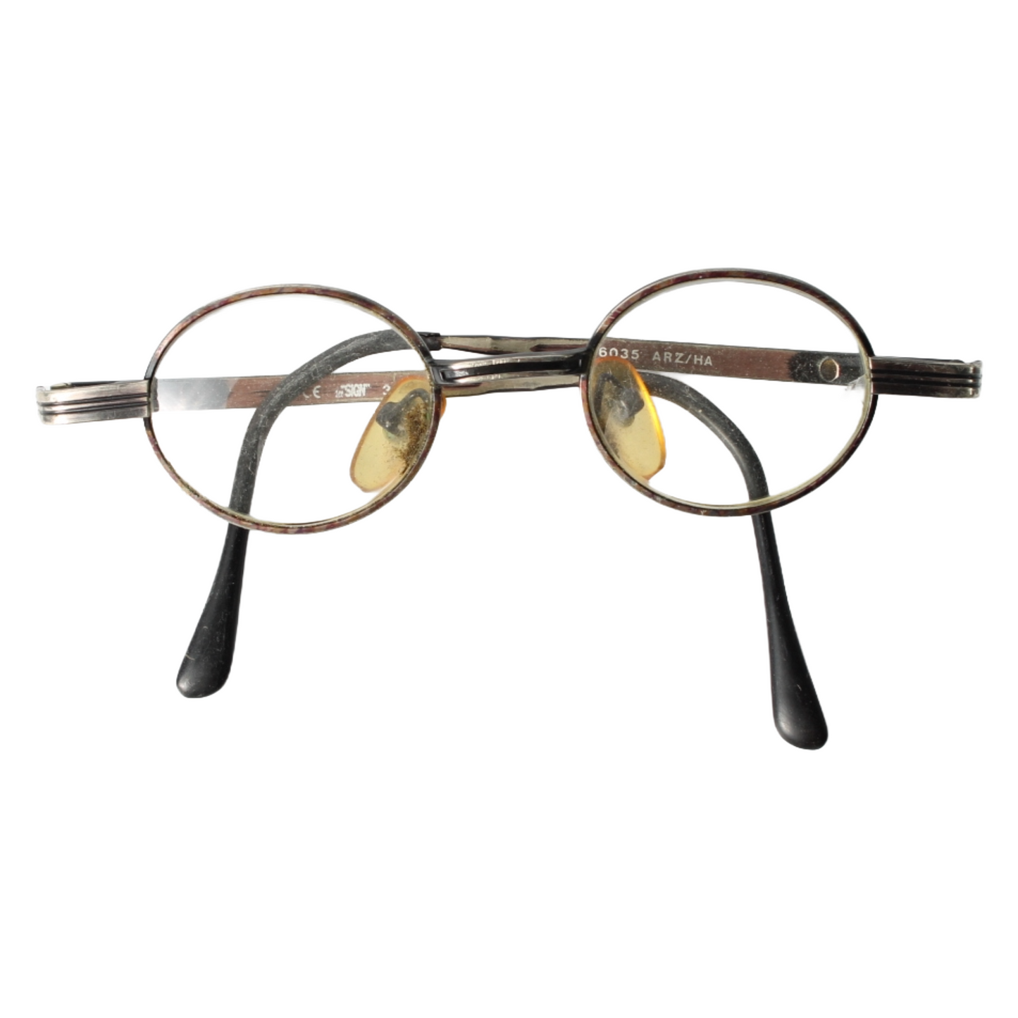 Antique Eyeglasses with Original Metal Case – circa 1900–1930