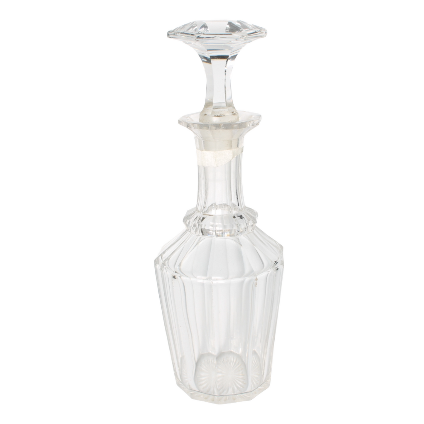 Pair of Antique Cut Crystal Decanters with Stoppers, ca. 1870–1900