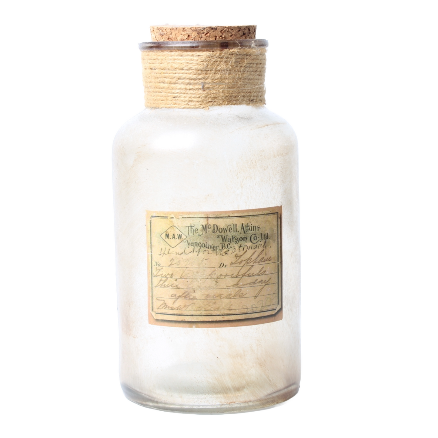 Set of 2 Canadian Apothecary Bottles – The McDowell, Atkins & Watson Co. Ltd. (circa 1900–1925)