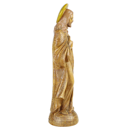 Sacred Heart of Jesus Statue – Mid 20th Century Religious Figure (c. 1950–1980)
