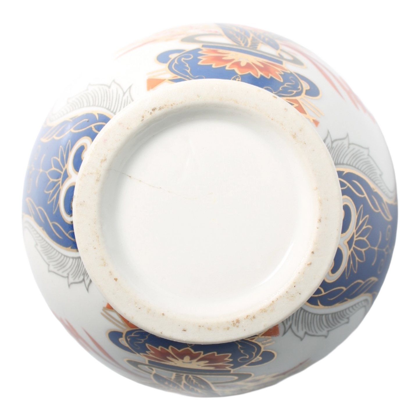Antique Japanese Imari Porcelain Covered Jar, Arita (c. 1900–1930)