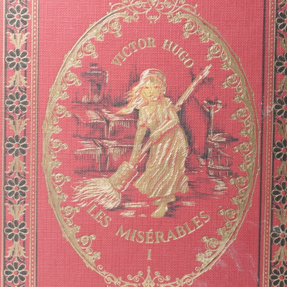 Two Victor Hugo Volumes from the Prestigious Collection Hetzel – Notre-Dame de Paris (Vol. I) & Les Misérables (Vol. I), circa 1870–1890