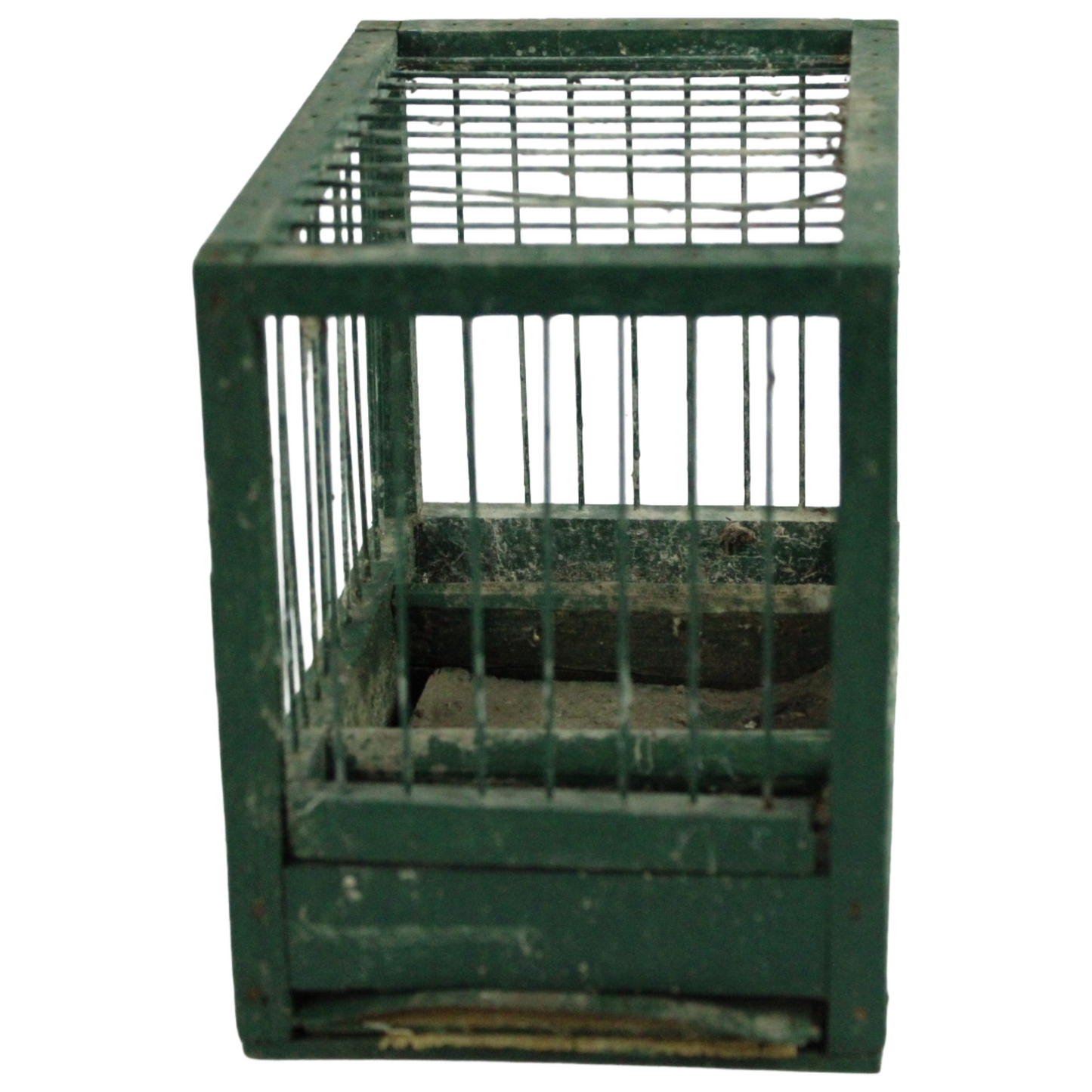 Antique Wooden Bird Cage / Transport Crate – Rustic Farm Object (ca. 1900–1950)