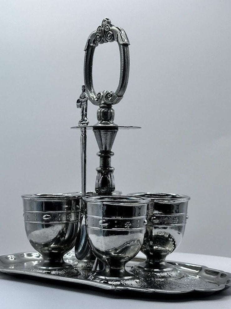 Egg set from Brama Reg - Made in England - 1960s