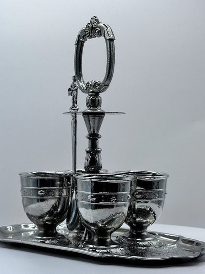 Egg set from Brama Reg - Made in England - 1960s