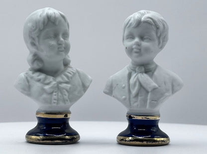 Prachtige Capodimonte Bustes - Meesterwerken uit het Midden van de 20e Eeuw - Vintage Kunstwerken