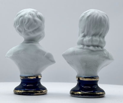 Prachtige Capodimonte Bustes - Meesterwerken uit het Midden van de 20e Eeuw - Vintage Kunstwerken