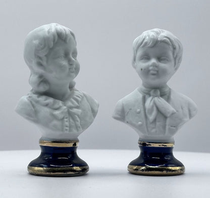 Prachtige Capodimonte Bustes - Meesterwerken uit het Midden van de 20e Eeuw - Vintage Kunstwerken
