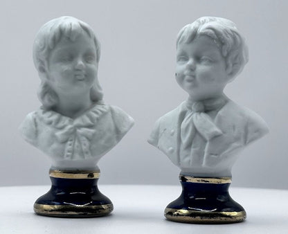 Prachtige Capodimonte Bustes - Meesterwerken uit het Midden van de 20e Eeuw - Vintage Kunstwerken