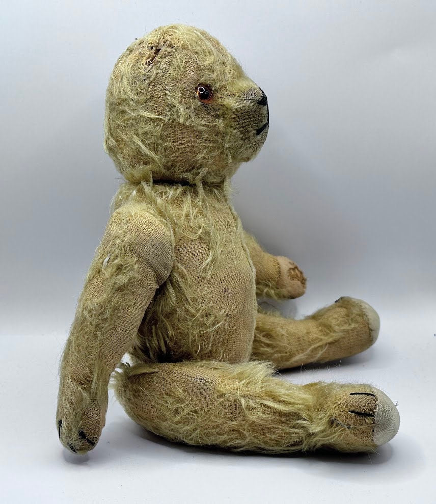 Fixer Upper: Antique Teddy Bear (Steiff / Mohair) - 1930s/40s/50s