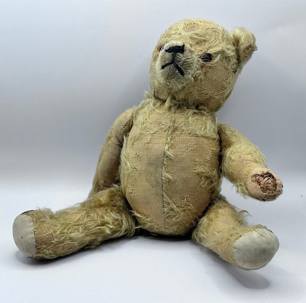 Fixer Upper: Antique Teddy Bear (Steiff / Mohair) - 1930s/40s/50s