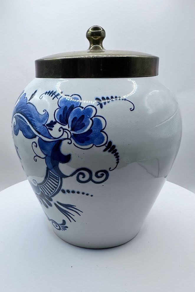 Authentieke Delfts Blauwe Tabakspot - 18 CM / 7,1 inch - Top conditie!