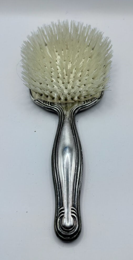 Dresser set / Toilet set - 2 brushes 1 hair mirror - Antique - Vintage