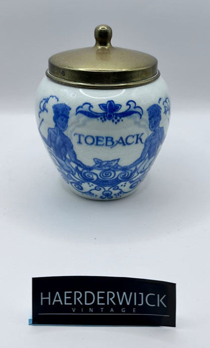 Authentieke Delfts Blauwe Tabakspot - 18 CM / 7,1 inch - Top conditie! - Zenith