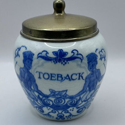 Authentieke Delfts Blauwe Tabakspot - 18 CM / 7,1 inch - Top conditie! - Zenith