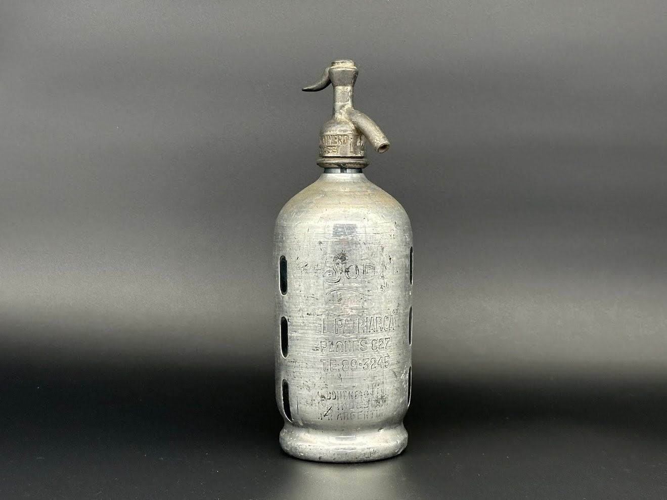 Stunning Vintage Soda Bottle from El Patriarca - 1920s/1930s - Vintage - Klassiek - Gratis Verzending - Mancave - Bar - Cool - Antiek