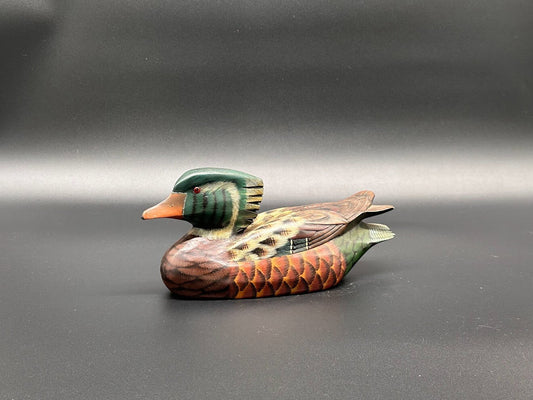 Prachtige jaren '40 Lokeend - In top conditie - Vintage - Antiek - Homedecor - Jagen - landelijk interieur