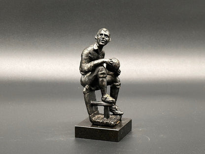 Beeldje bekende Nederlandse voetballer Coen Moulijn - Vintage - Feyenoord - Vaderdag - Uniek