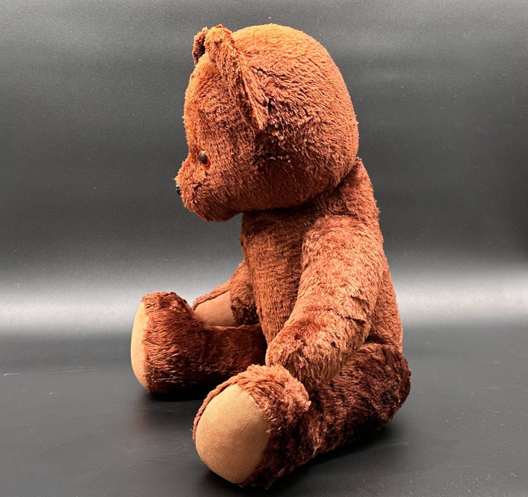 Beautiful Antique Brown Teddy Bear 50 cm-20 inch / (Steiff / Mohair) - 1930s/40s/50s