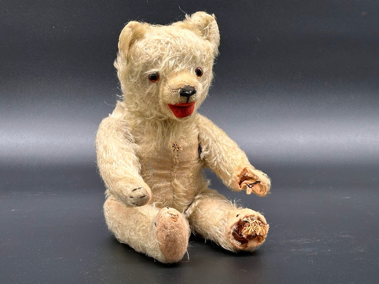 Fixer Upper: Antique Teddy Bear (Steiff / Mohair) - 1930s/40s/50s